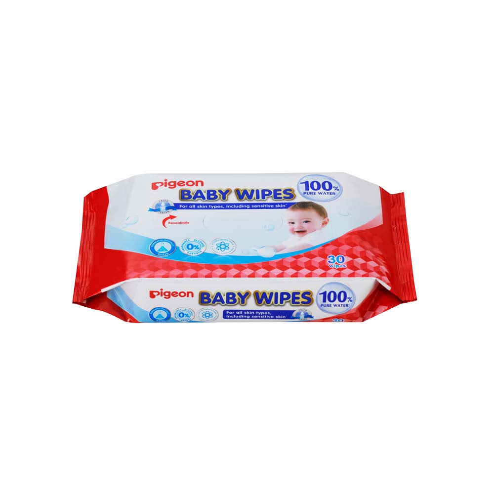 Pigeon 100% Pure Baby wipes 30 sheets (P860)