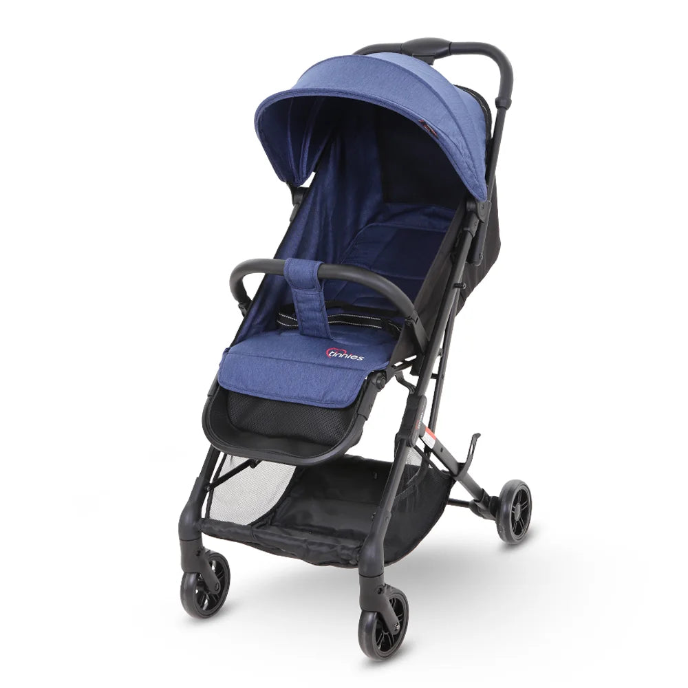 Tinnies Baby Stroller With Trolley-Blue T103 E-C
