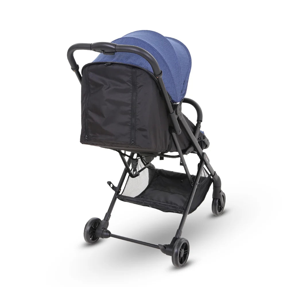 Tinnies Baby Stroller With Trolley-Blue T103 E-C