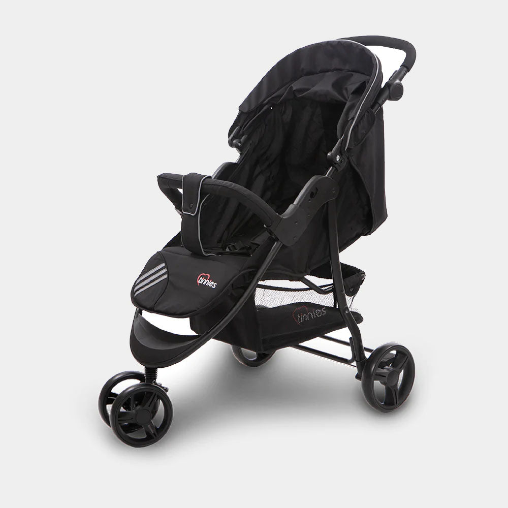 Tinnies Baby Stroller 3 Wheeler (E02) Black