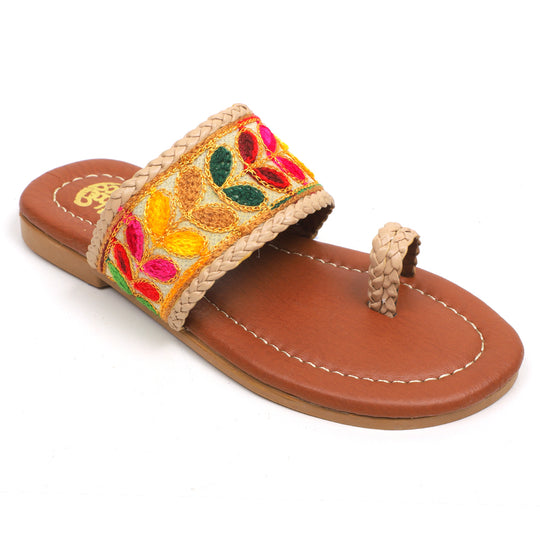 Girls Slipper SG-017-BEIGE
