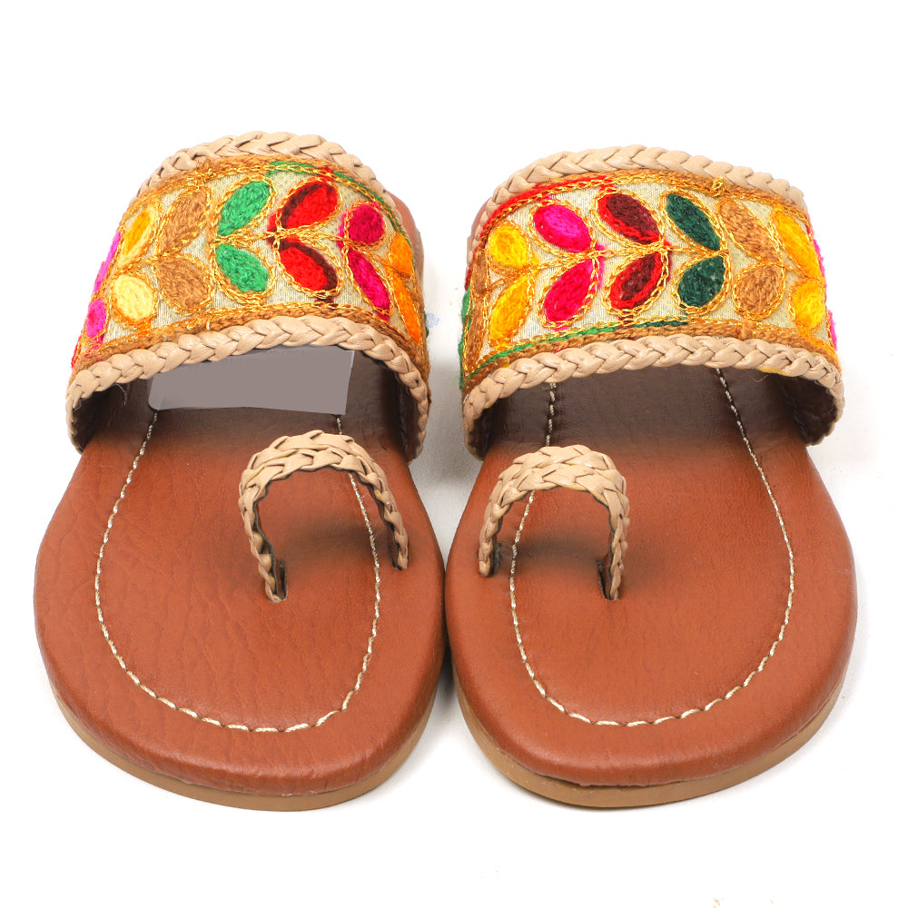 Girls Slipper SG-017-BEIGE