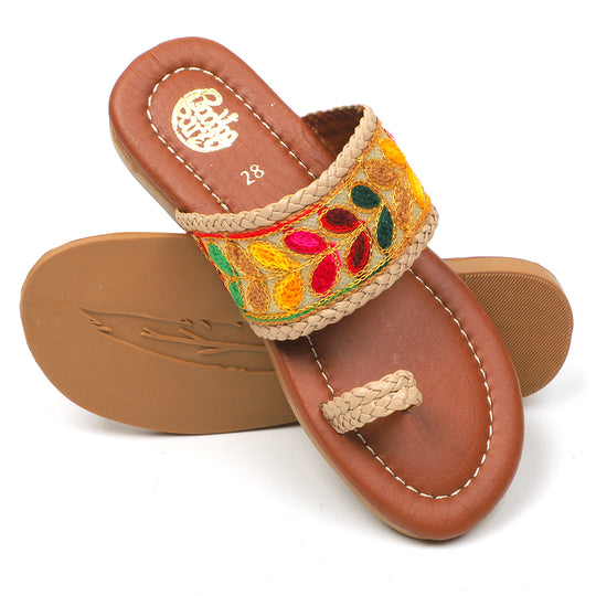 Girls Slipper SG-017-BEIGE