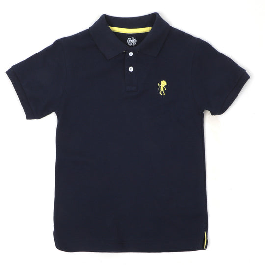 Boys Polo Basic - Navy Blue