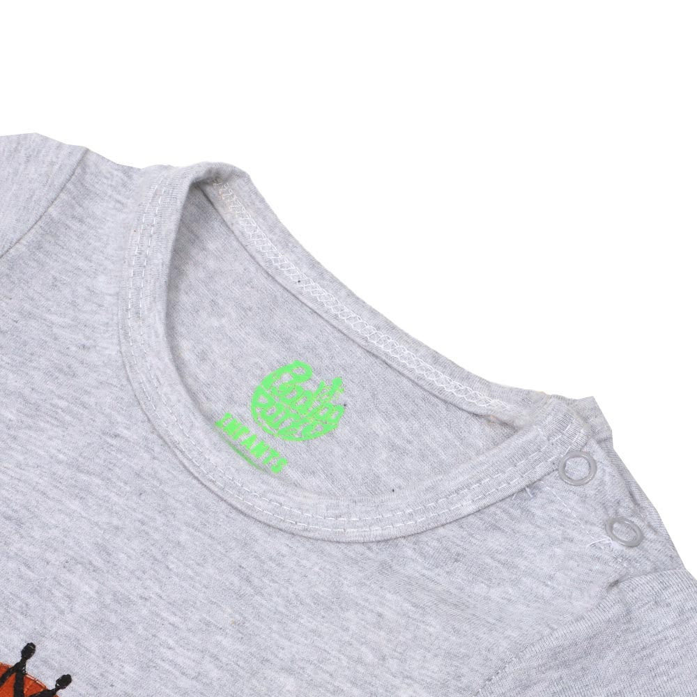Infant Boys Knitted Suit Forest King - Light Grey