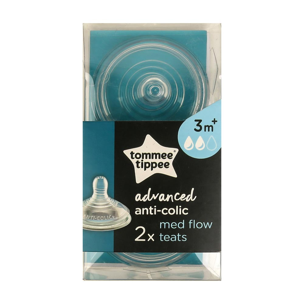 Tommee Tippee Advanced Anti-Colic Med Flow Teats (421128/38)