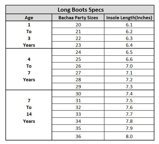 Girls Long Boots 288 - BLACK