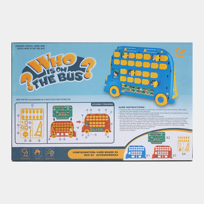 Who Is On The Bus Game For Kids