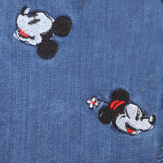 Infant Girls Pant Denim AOE - Mid Blue