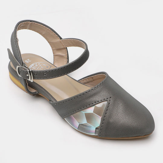 Girls Pumps 456-12 - GREY