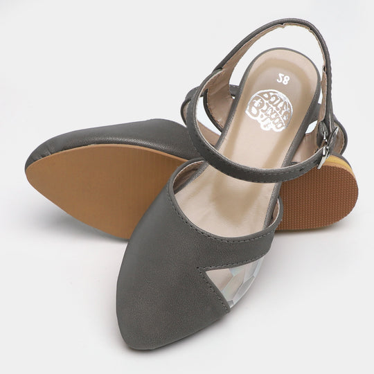 Girls Pumps 456-12 - GREY