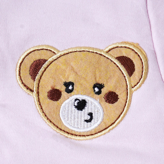 Infant Girls Knitted 2PCs Suit Bear