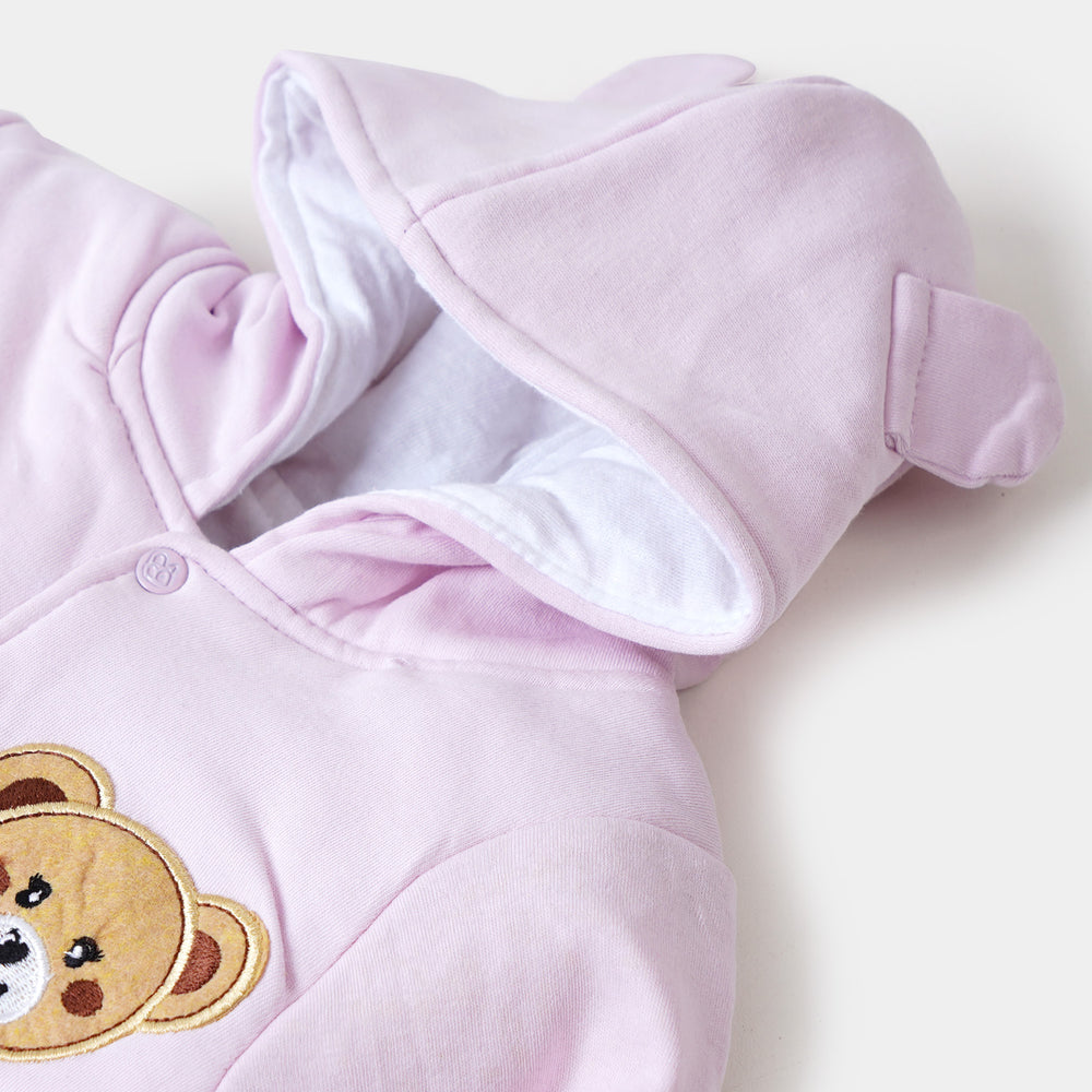 Infant Girls Knitted 2PCs Suit Bear