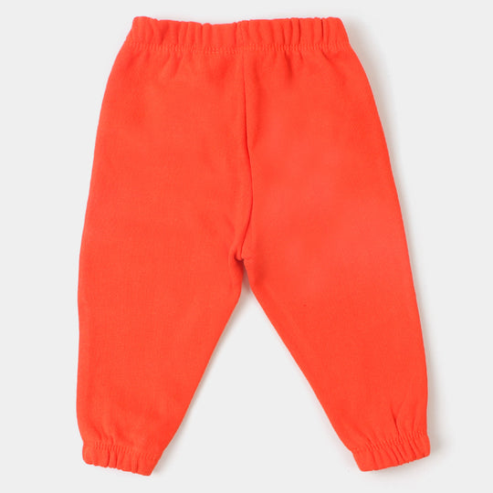 Infant Boys Knitted Suit - D.Orange