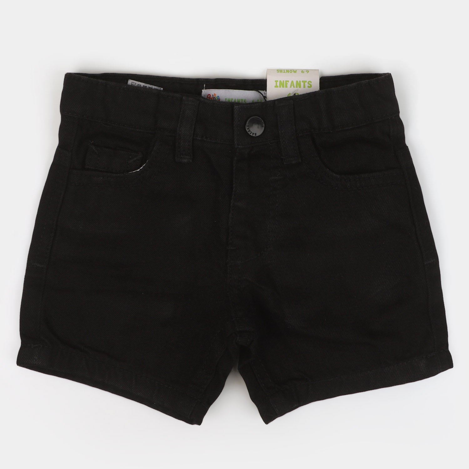 Infant Boys Denim Short Basic BLACK Price in Pakistan Bachaa Party