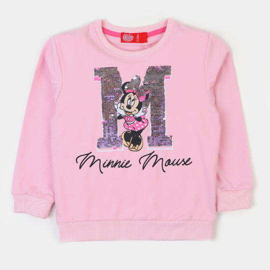 Girls Sweatshirt Character -L.Pink