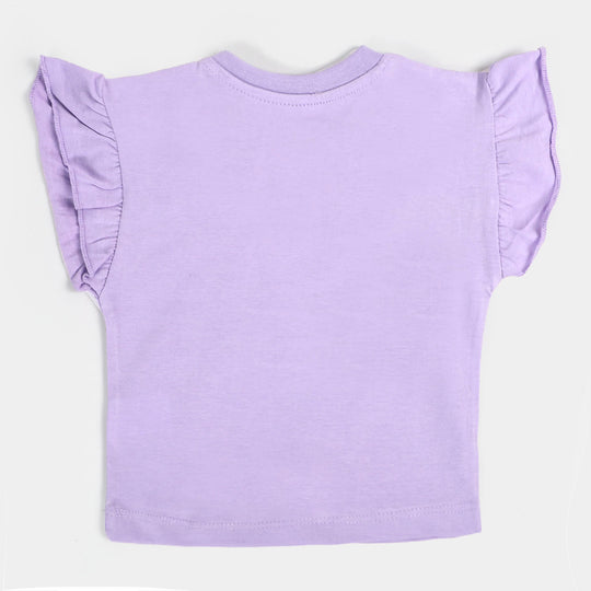 Infant Girls T-Shirt Character | Purple