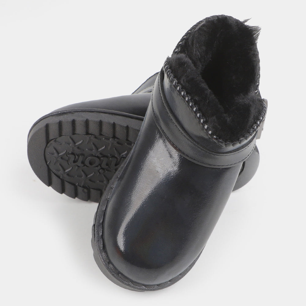 Girls Long Boots 288 - BLACK