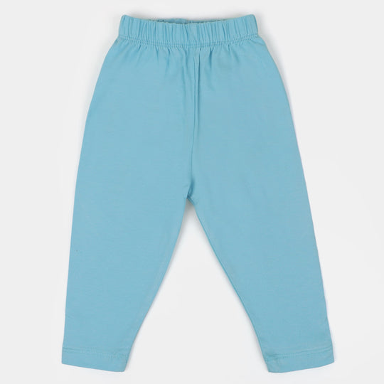 Infant Girls Plain Tights | Sky Blue