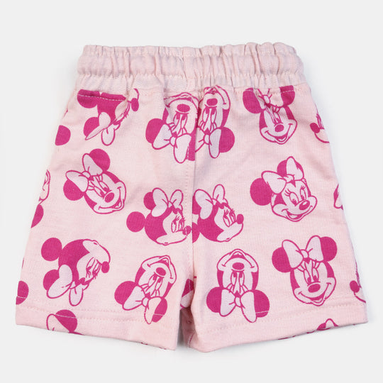 Infant Girls Knitted Short | Peach