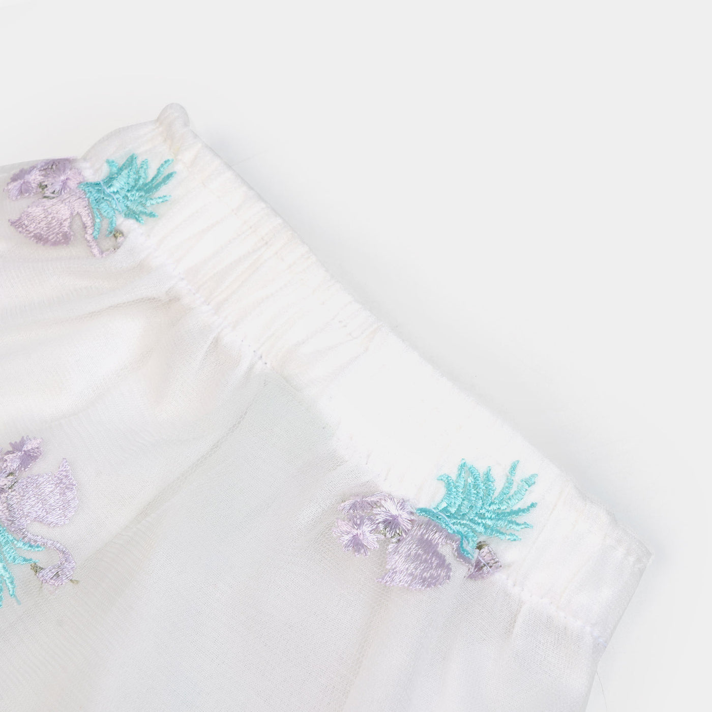 Infant Girls Casual Skirt Net-White