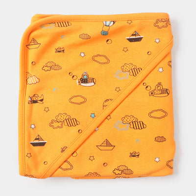Baby Wrapping Sheet Ocean Love - Orange