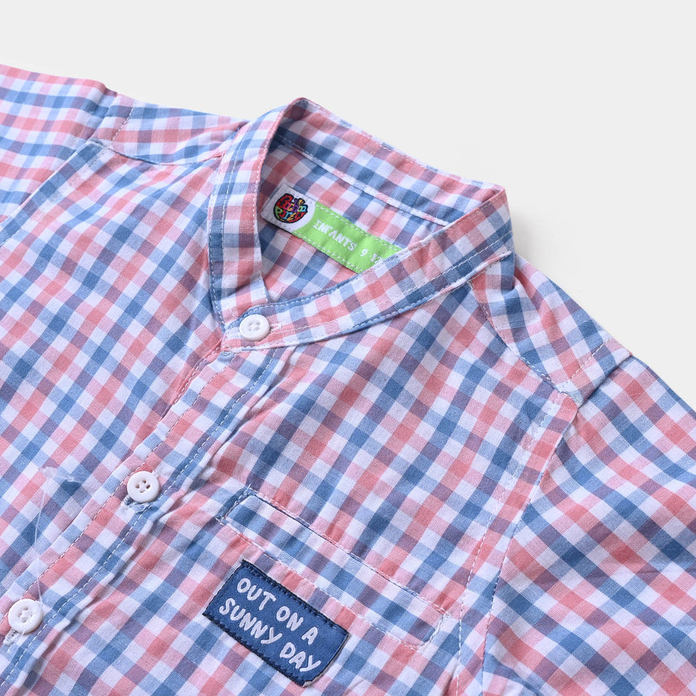 Infant Boys Yard Casual Shirt Sunny Day - Light Blue