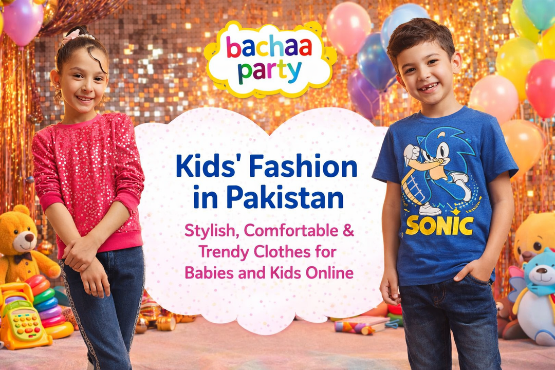 Kids’ Fashion in Pakistan: Stylish, Comfortable & Trendy Clothes for Babies and Kids Online