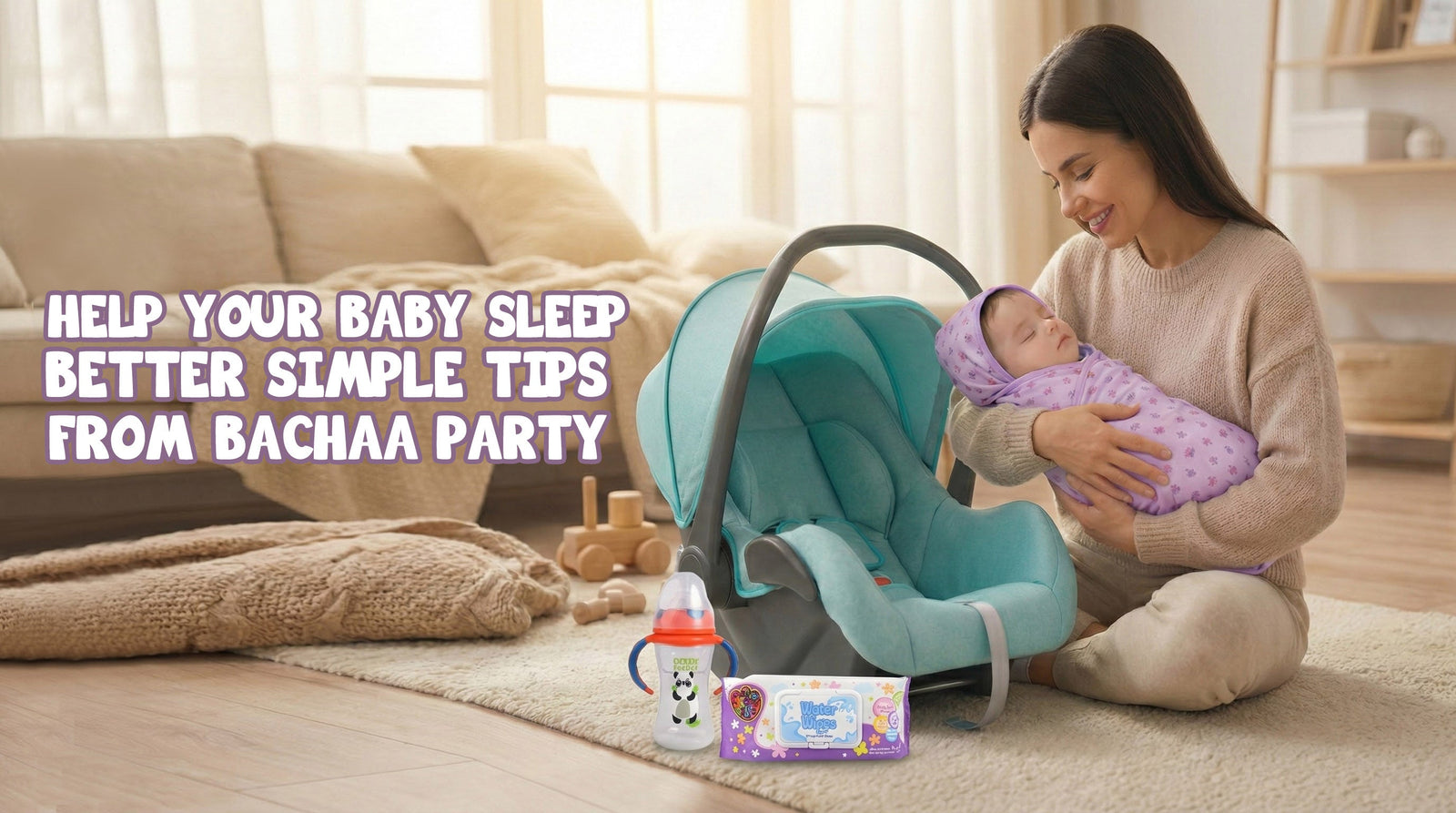 Help Your Baby Sleep Better - Simple Tips from Bachaa Party