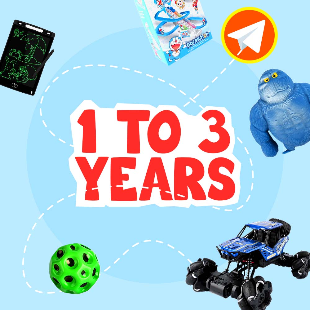 Toys by age 1 to 3