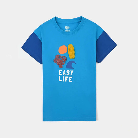 Boys Cotton Jersey T-Shirt H/S Easy Life