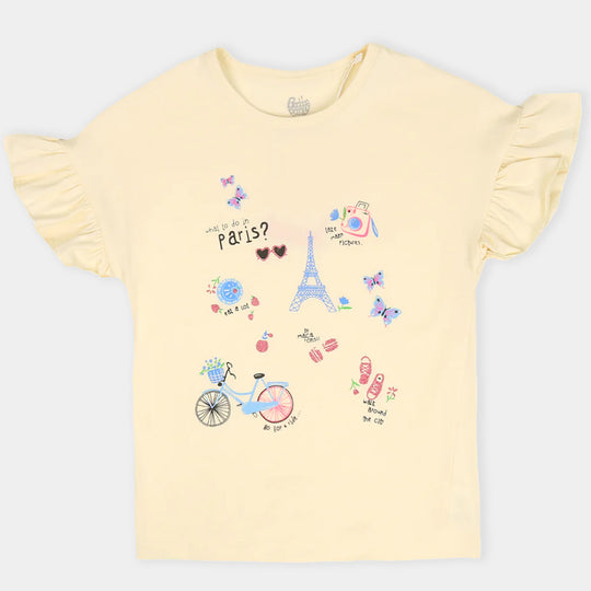 Girls T-Shirt Paris City