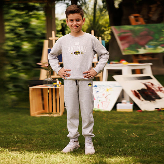 Boys Fleece 2 Piece Suit - Grey
