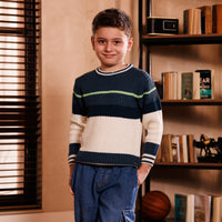 Boys Acrylic Sweater-Garden Fresh-Multi