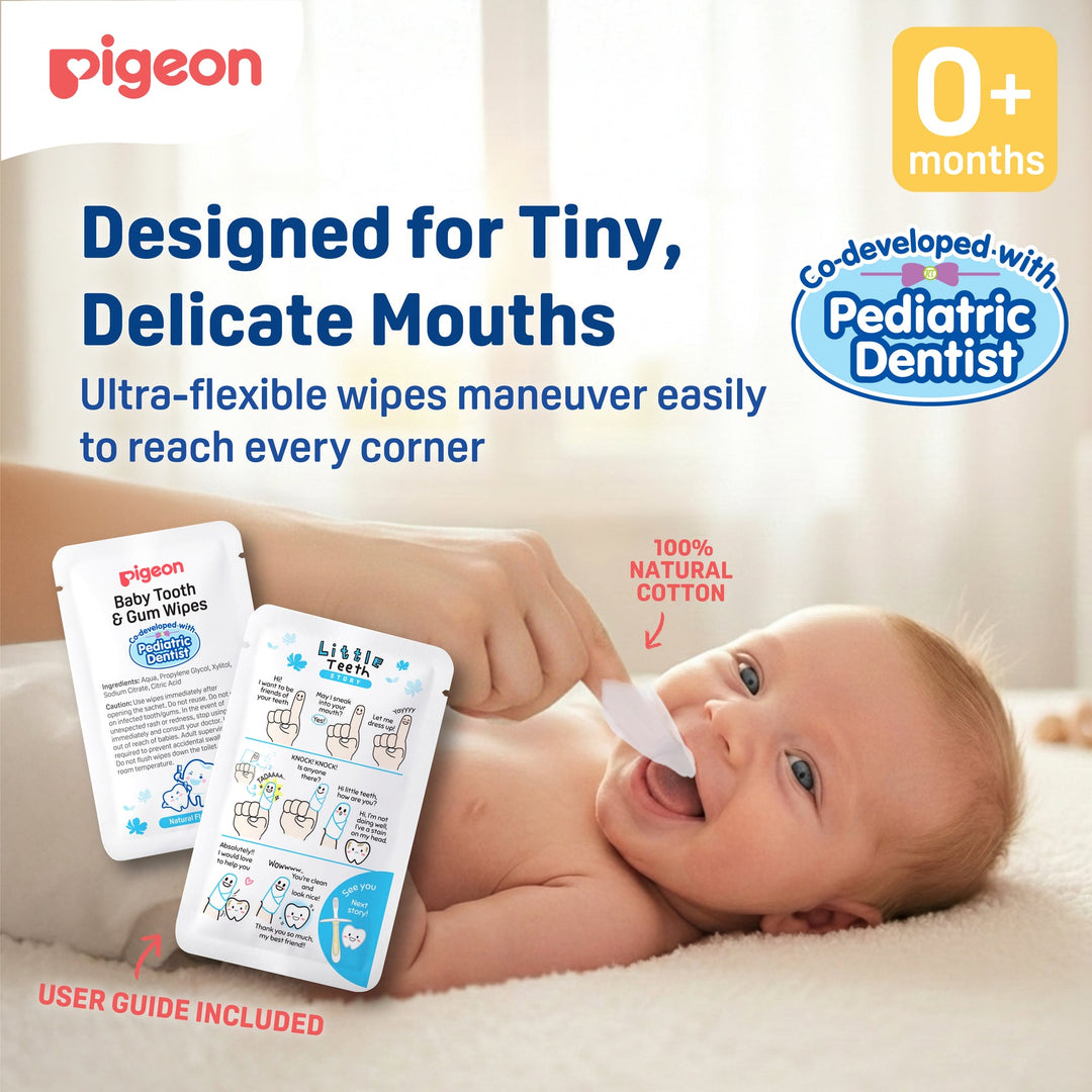 BABY TOOTH & GUM WIPES STRAWBERRY 20S
