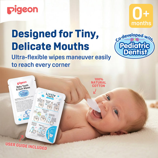 BABY TOOTH & GUM WIPES STRAWBERRY 20S