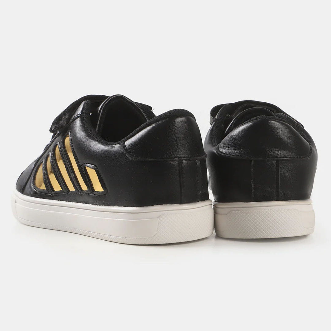 Girls Sneakers JS-2204 - Black Gold