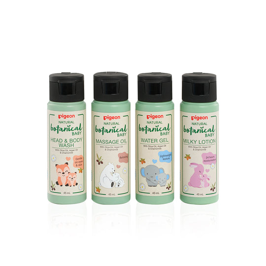 NATURAL BOTANICAL BABY TRAVEL SET