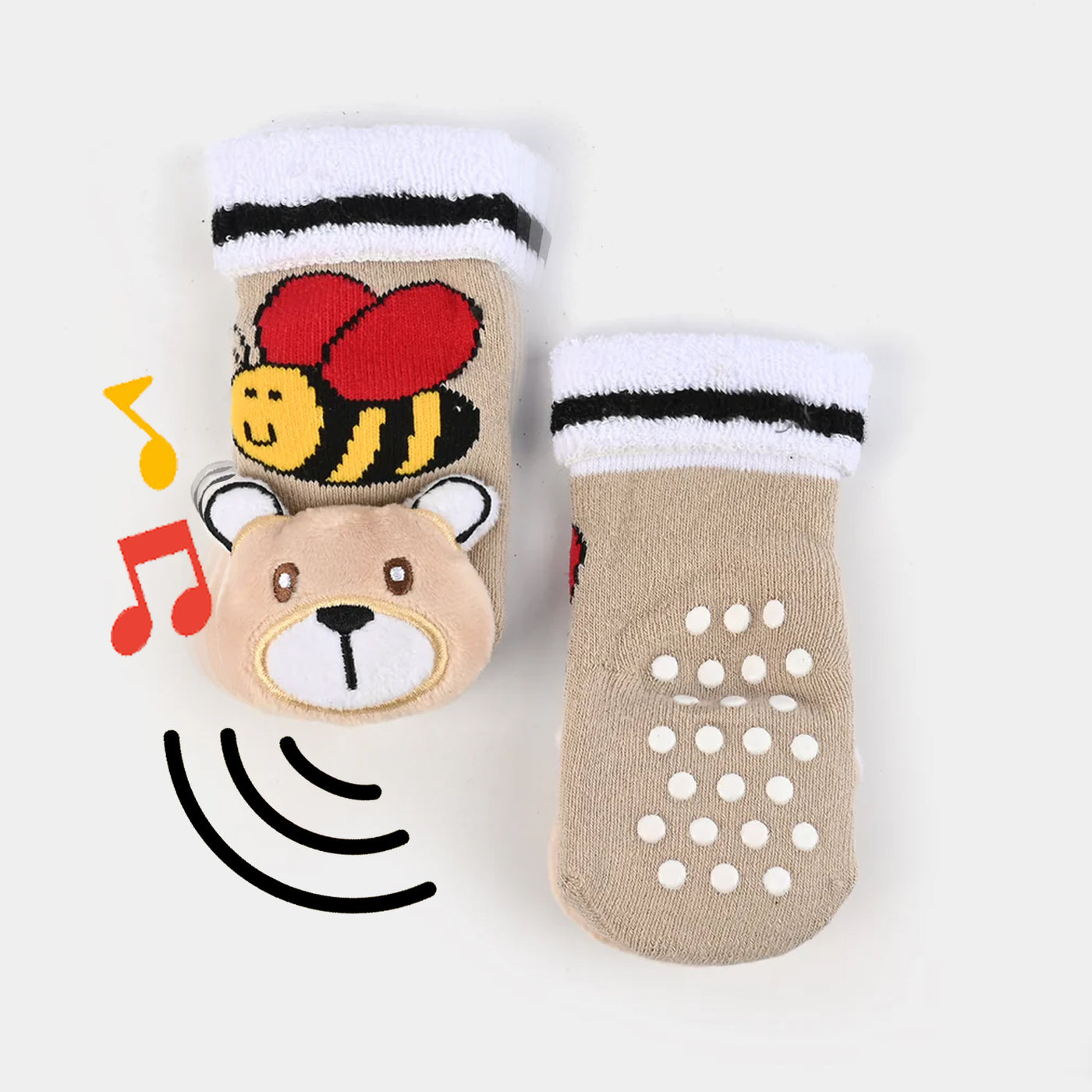 Baby Socks With Rattle