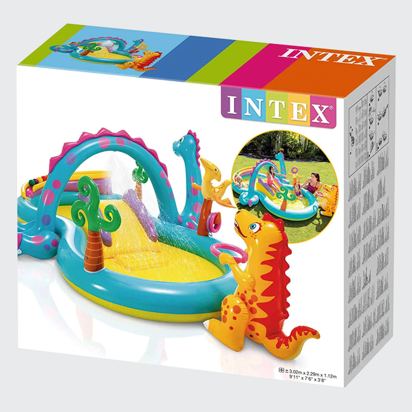 Intex Dino land Play Center (10' 11" L x 7'6" W x 3' 8" H )