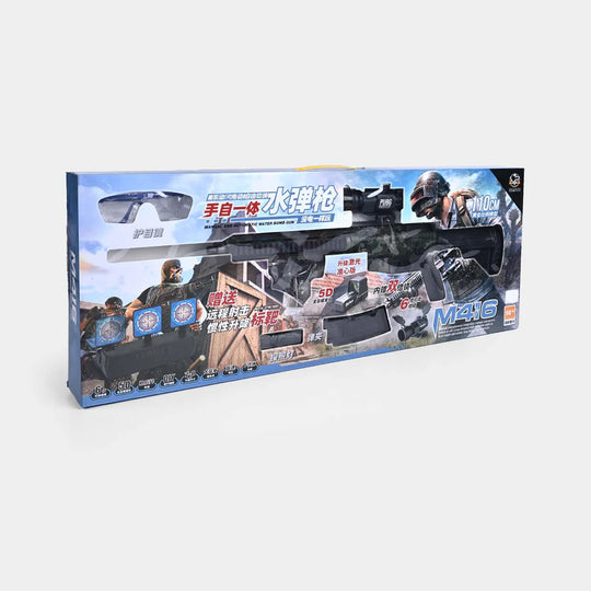 Electric Water Gel Bullet Blaster Set – Military Style Toy Rifle with Tactical Accessories
