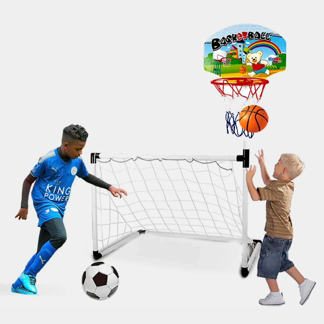 2 In 1 Sports Football & Basketball Play Set