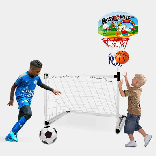 2 In 1 Sports Football & Basketball Play Set
