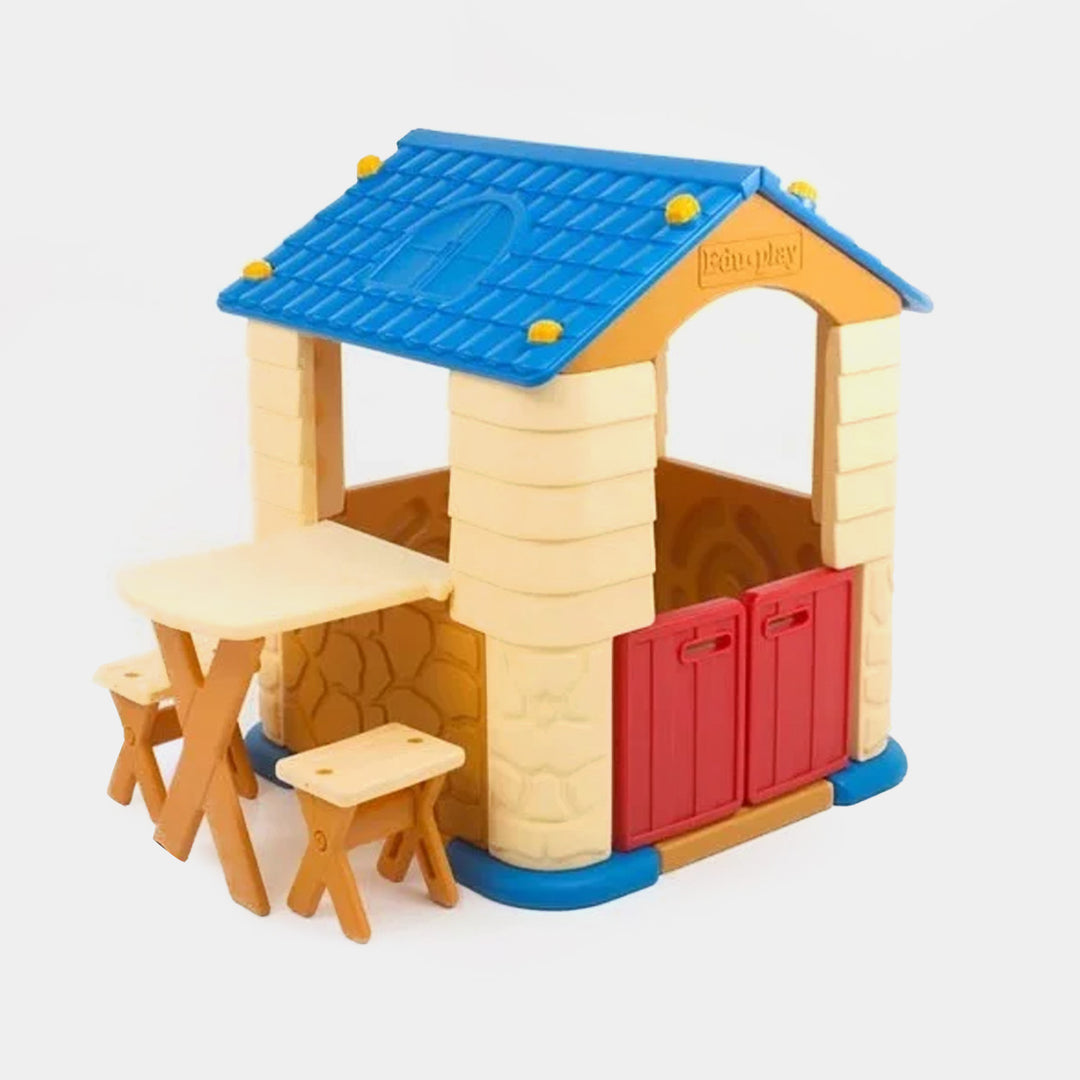ACTIVITY EDU-PLAYHOUSE WITH TABLE AND CHAIR SET