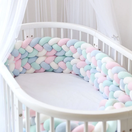 Baby Crib/Cot Braided Bumper Small