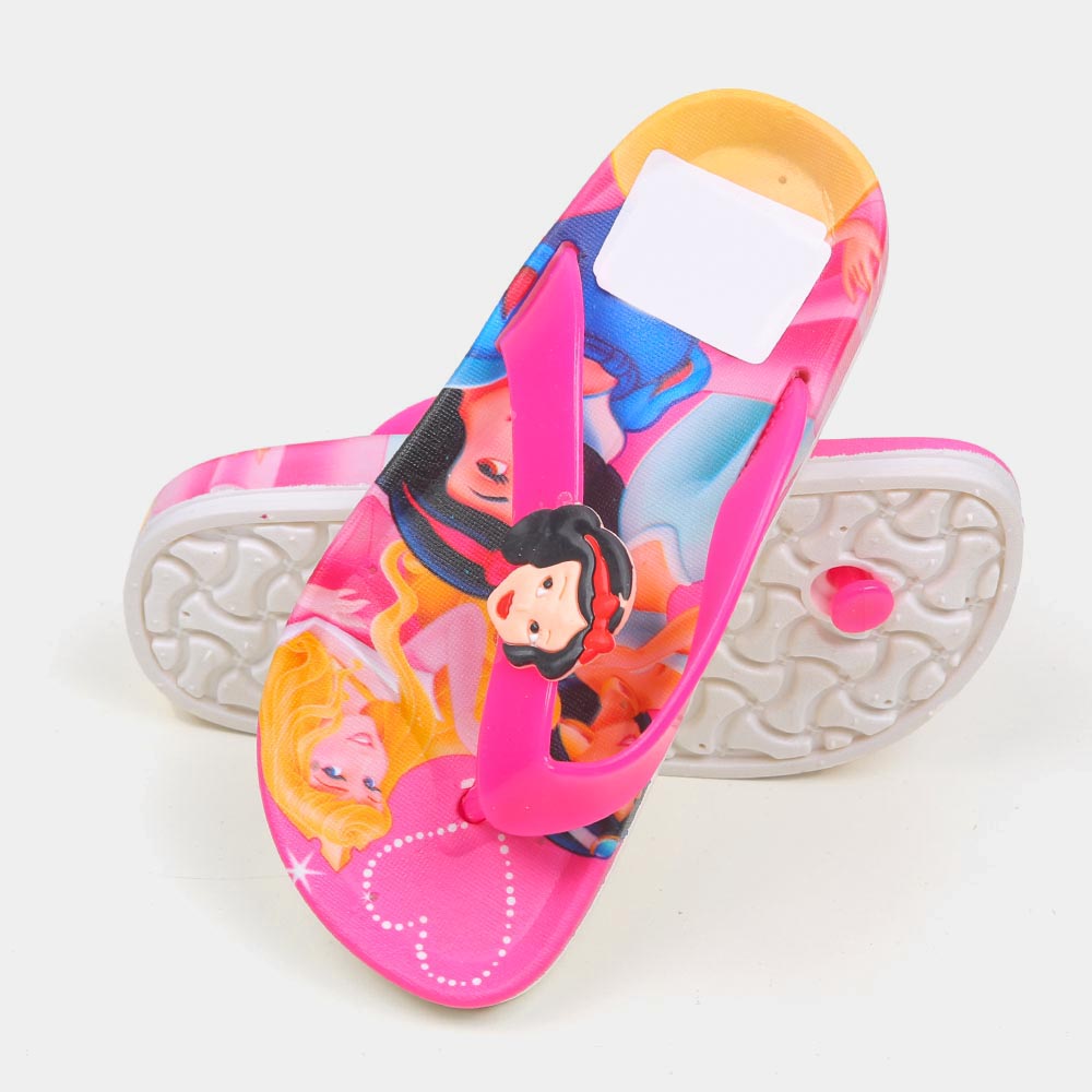 Girls Slippers Princess - Fuchsia