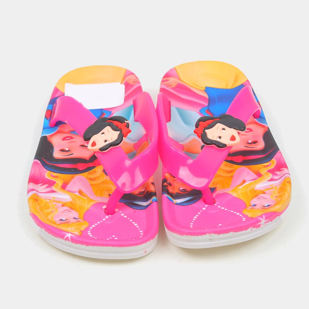 Girls Slippers Princess - Fuchsia