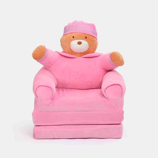 Adorable Kids Foolable Sofa Seat - 18M+ | 547-Pink/Brown