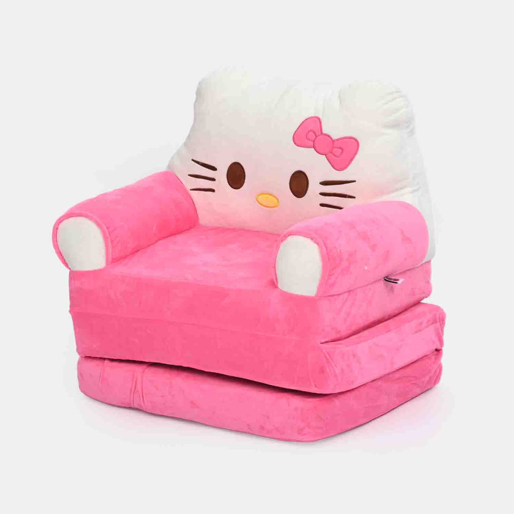 Adorable Kids Foldable Sofa Seat - 18M+ | 547-Pink/White