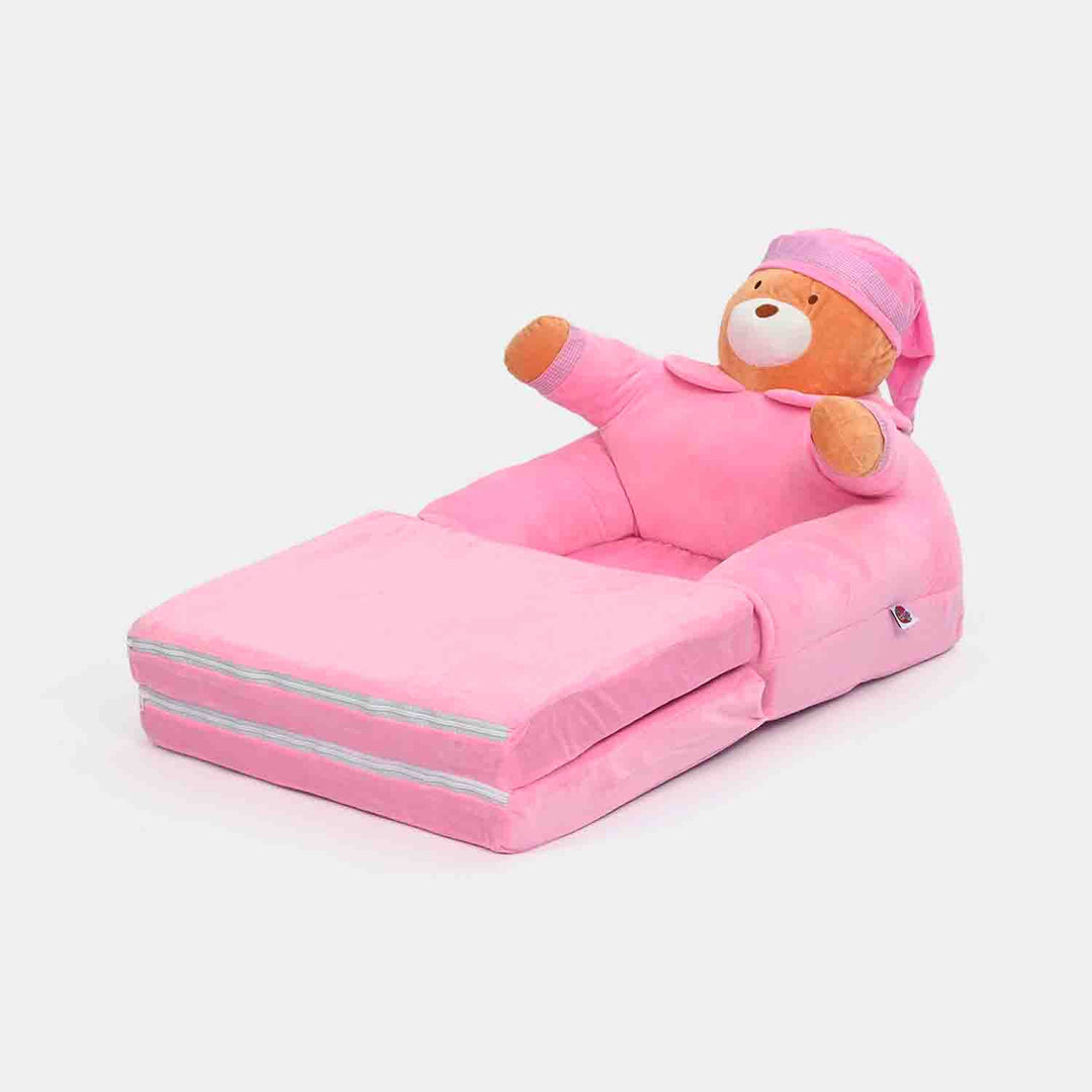 Adorable Kids Foolable Sofa Seat - 18M+ | 547-Pink/Brown